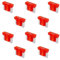 10 x Flachstecksicherung Mini LP - Sicherung Minisicherung 10A / 58V / rot
