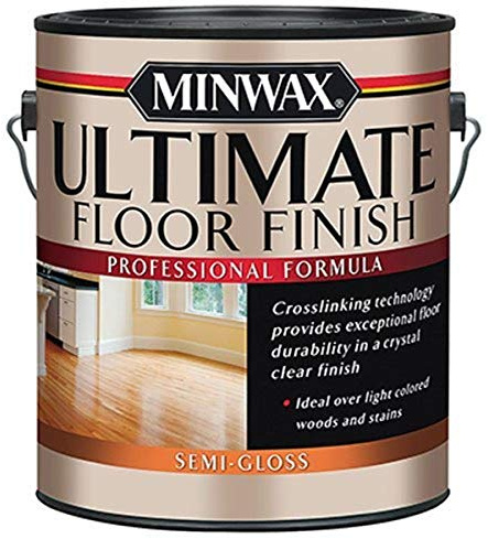 Minwax Ultimate Floor Finish, Semi-Gloss, Clear, 1 Gallon