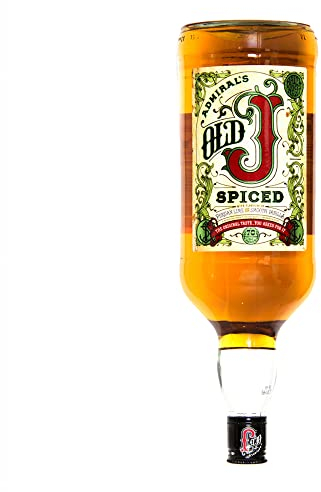 Admiral’s Old J Spiced Rum - 35 Percent ABV - 1.5ltr Bottle