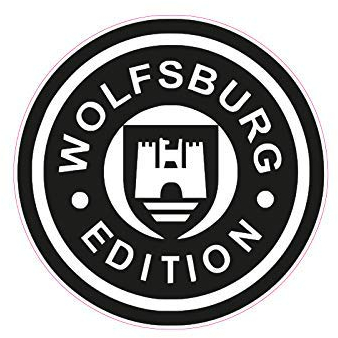 NetSpares 1 x Aufkleber Wolfsburg Edition Autoaufkleber Sticker Tuning Shocker Dub Fun Gag