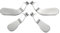 eXtremeRate 4 Pcs Metal Paddles Trigger Tasten Set Zubehör Kit für Xbox One Elite Controller