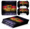 PS4 Pro PlayStation4 Pro Designfolie Sticker Skin Set für Konsole + 2 Controller by Funky Planet