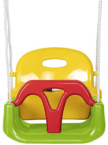John- Balançoire 3 en 1 pour bébé-avec Ceinture de sécurité-pour Enfants de 9 Mois à 12 Ans, 45030