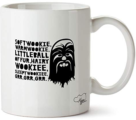 Hippowarehouse Soft Wookie, Warm Wookie, Little Ball of Fur Printed Mug Cup Ceramic 10oz