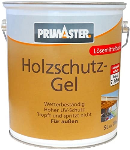 Primaster Holzschutzgel farblos 5 l seidenmatt für Außen