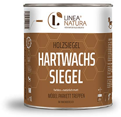 LINEA NATURA® Hartwachs Siegel | Holzsiegel Möbel Parkett Treppen farblos matt (1 L)