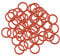 sourcing map 50 Stk. Silikon O Ring VMQ Dichtung 9 mm Außen 7 mm Innen 1 mm Breite Rot