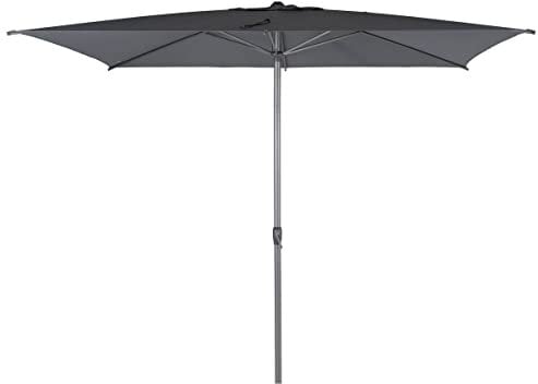 JJA Parasol Mat Central 2x3 m Loompa Ardoise 165528A