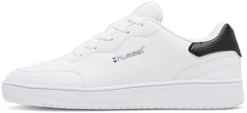 hummel Unisex Match Point Sneaker, White, Size 37