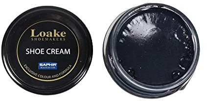 Loake Navy Cream Polish By Saphir - Exclusive Colour And Formula Navy