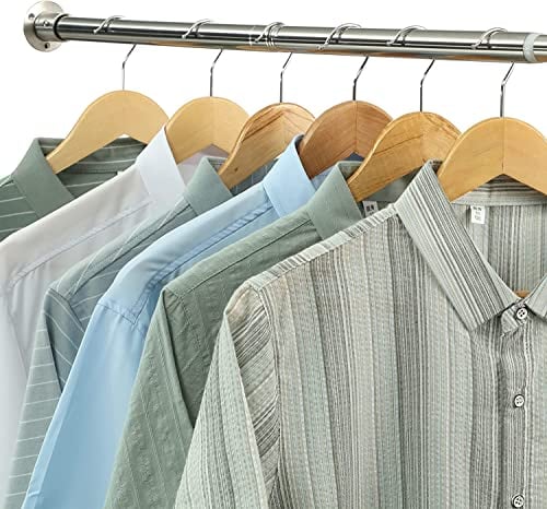 Ausziehbare Kleiderstange, 38-99 CM Garderoben-Stange der Kleiderbügel aus Edelstahl Verstellbarer Kleiderschrank Kleiderstange für Schlafzimmer