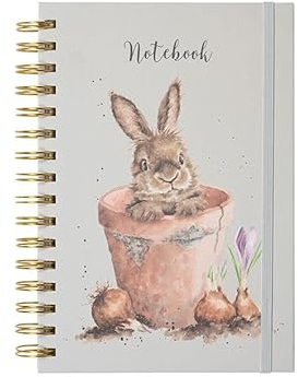 Wrendale Designs by Hannah Dale Notizbuch, A5, Motiv The Flower Pot, Spiralbindung, liniert, A5 [Unknown Binding]