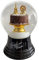 VIENNA SNOWGLOBE Schneekugel Echtglaskugel - Fast wie echter Schnee Motiv: Sachertorte, 8 cm