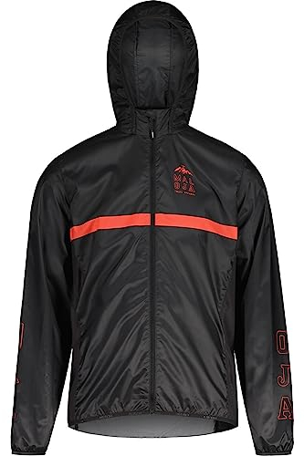Maloja M Montalcinom. Jacke Schwarz - Wasserabweiswende atmungsaktive Herren Trail Running Jacke, Größe S - Farbe Moonle