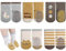 Baby Antirutsch Socken 5 Paar Kleinkinder Tiermotive ABS Rutschfeste Sneaker Socken(Blau Ente,M/1-3Y)