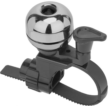 Ajiteogy campanello bici, campanello da bicicletta in lega di rame con suono forte e chiaro, clacson da bicicletta per scooter da strada e da montagna, per adulti bambini（gray）