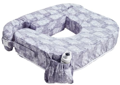 MY BREST FRIEND 0063 Baby wild - amerikanisches Zwillings-Stillkissen, pflegeleicht, Design: Flowers