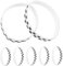 BESTonZON 12 Stück Racing Armband Handgelenk Armband Kompaktes Sport Armband Silikon Karierte Armbänder Sport Zubehör Dekoratives Sport Armband Dekoratives Sport Armband Karierte