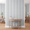 Lio M1-No.11269 Papier peint intissé Rayures et vagues Gris/blanc 10,05 m x 0,53 m