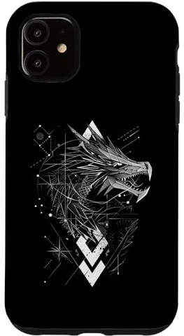 Geometric Dragon Case for iPhone 11