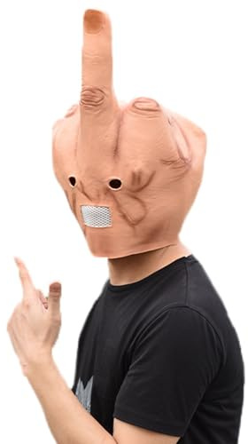 Maschera per Dita Medie, Maschera per Halloween, Halloween Costume Maschera in Lattice Maschera, Maschera per Dita Raccapriccianti per Feste di Halloween, Feste in Maschera