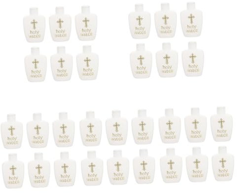 PRETYZOOM 30 Stk Ostern Weihwasserflasche Weihwasser Sprinkler katholische Flasche kleine Flaschen klar Liter Wasserspender Exorzismus Weihwasserflasche Feiertag Weihwasserflasche Plastik