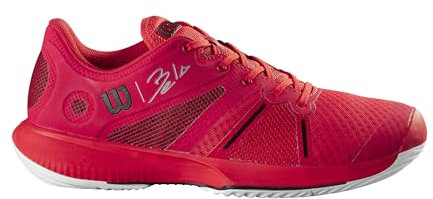 WILSON Zapatillas de pádel Bela Pro para hombre, Rojo -, 5