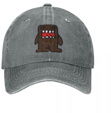 UOAZYIIF Baseballkappe Domo Kun Butter-Baseballmütze für Männer und Frauen, Gewaschene Mütze, Vintage, Outdoor-Aktivitäten, verstellbar, Saunabekleidung
