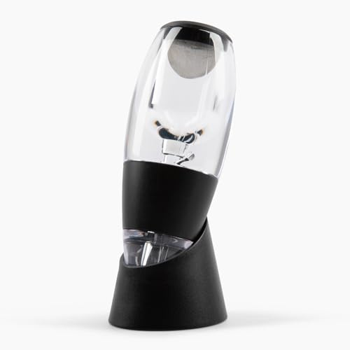 Firstleaf Aeratore per vino, elegante sistema di aerazione con filtro per sedimenti e versatore antigoccia, facile da usare e pulire, accessorio per vino o regalo, migliora sapori e aromi