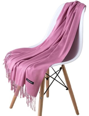 Gyios Schals & Tücher für Damen Frauen Dünner Quasten Langer Schal Hijab Lady Schals Kaschmir Wie Pashmina Hijabs Schals Wraps-w18001-16-eine Größe