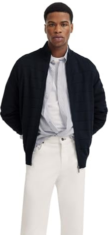 bugatti Herren Strickjacke 7600-75511C | elegant, modern, warm, Baumwolle, bequem, klassisch, Freizeit