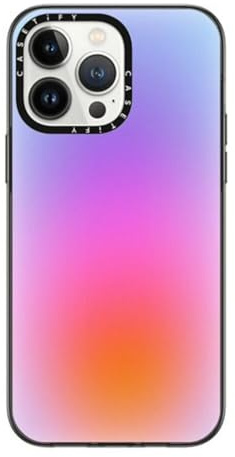 CASETiFY Compact Schutzhülle für iPhone 14 Pro Max [2 x Falltest in Militärqualität/1,2 m Fallschutz] - Color Cloud: A New Thing is On The Way - Schwarz