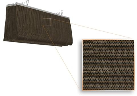 Voile d'ombrage rétractable ondulée, Couverture d'ombrage pour pergola, Cadre Coulissant sur câble métallique, Voile d'ombrage, auvent, pour terrasse, Cour (Taille : l 1 x L 4 m/l 3,28 x L 1