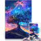 Puzzles 1000 pièces pour Adultes Arbre de Vie Magique Jouets Jeux éducatifs Soulagement du Stress Décoration Parfaite 38x26cm