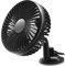 EXAOMBLE Ventilateur de Voiture USB avec Ventouse Ventilateur pour Refroidissement Adapté Aux Véhicules Maison Design Durable pour Usage