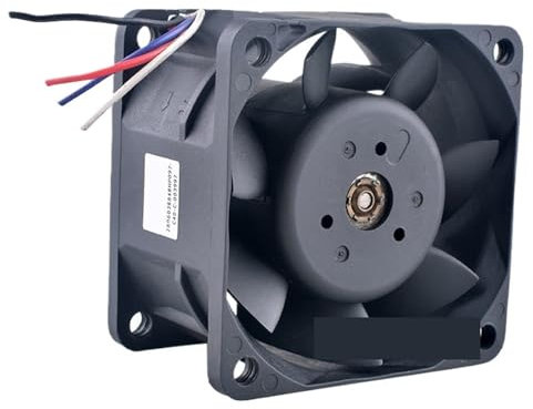 Ventilador de refrigeración de alta velocidad de 6 cm y 60 mm, 60 x 60 x 38 mm, CC 48 V, 0,35 A, 4 pines, for fuente de alimentación de servidor, 2B06038B48H