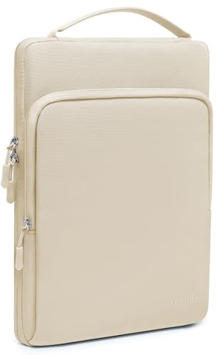 HYZUO 13 Zoll Laptoptasche Hülle Tasche für MacBook Air 13 M4 M3 M2 M1 2025-2018, MacBook Pro 13 M2 M1 2025-2016, 13 iPad Pro/Air, Surface Pro, XPS 13, Schutzhülle für 12-13 Tablet, Sand