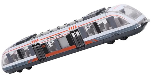 Giocattolo Educativo da Tirare Indietro per il Modello di Treno in Lega di Simulazione per il Divertimento di Compleanno dei Bambini (WHITE)