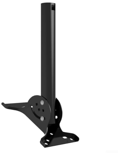 Heavy Duty Dish Bracket for Gen 2, Non Base with Stainless Steel Round Tube, Weatherproof Outdoor Internet Fixture for V2 Roof