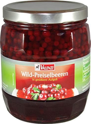 Valenzi Wildpreiselbeeren in gesüßtem Aufguss