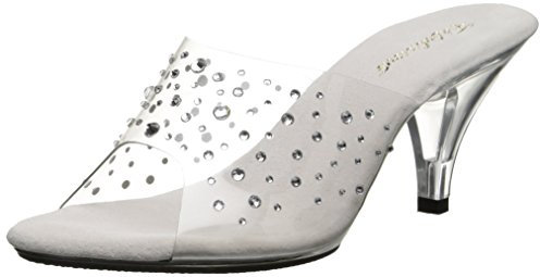 Fabulicious Damen Belle-301RS Slide Sandalen, Transparent., 44 EU