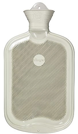 Sänger FSC 100% 2,0 Liter Gummi-Wärmflasche, Farbe: weiß