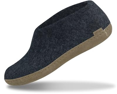 glerups - Ledersohle - Hausschuh (46 EU Denim)
