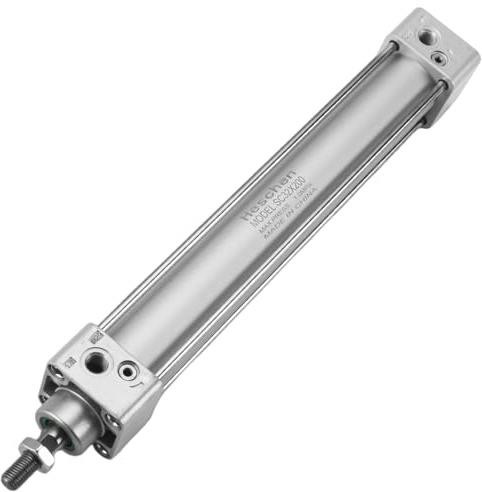 Heschen Pneumatic Standard Cylinder SC 32-200 PT1/8'' Port, 32mm Bore, 200mm Stroke, Single Rod Double Action