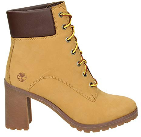 Timberland Allington 6in Lace Up (wide Fit) - Stivali alti Donna, Giallo (Wheat), 37 EU