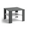 Vicco Couchtisch Homer, Anthrazit/Weiß, 60 x 60 cm