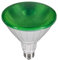 SEGULA LED Reflektor - PAR38 - IP65 - grün - dimmbar - LED Außenbeleuchtung, 50763