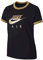 Nike Kinder NSW Air Logo Ringer T-Shirt, Schwarz, l