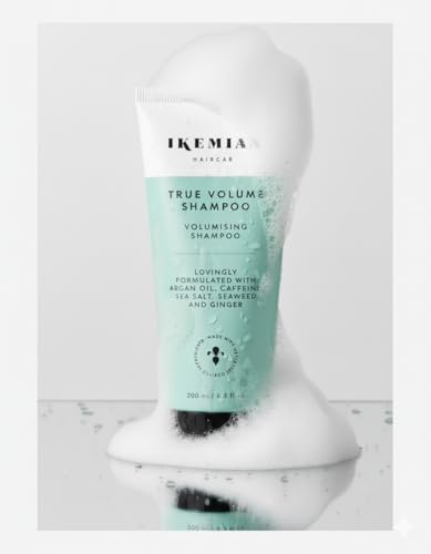 True Volume Shampoo - Volleres Glänzendes Haar - Nachhaltige Naturkosmetik mit Arganöl - Vegan, Made in Germany - 200ml