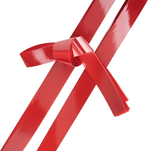 Fröbelsterne, Papierstreifen rot glänzend OUTDOOR, 16 Streifen, 25mm x 700mm